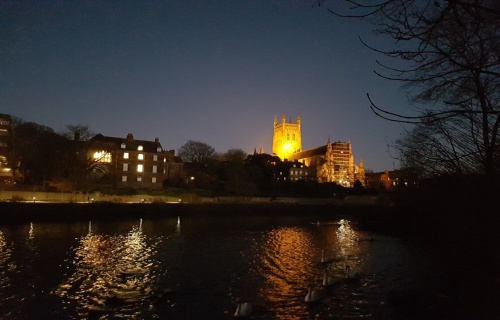 wandering the lanes of worcester, worcester cathedral and the river severn