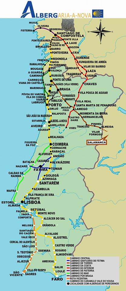 the portuguese route to santiago