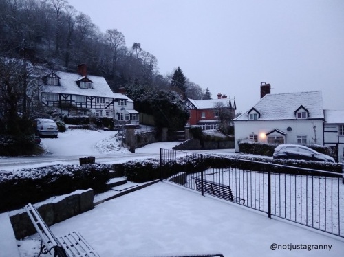 snow in wales, winter weather, villages of wales, travel diaries